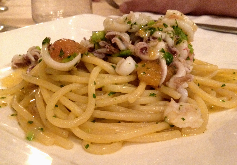 Lemì - Spaghetti aglio, olio, peperoncino e frutti di mare